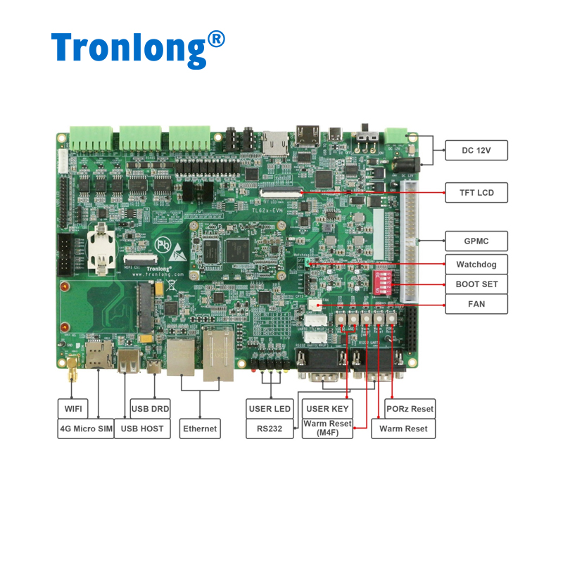 创龙TI AM62x工业开发板 AM6254/6232/6231 ARM A53 升级AM335x - 图2