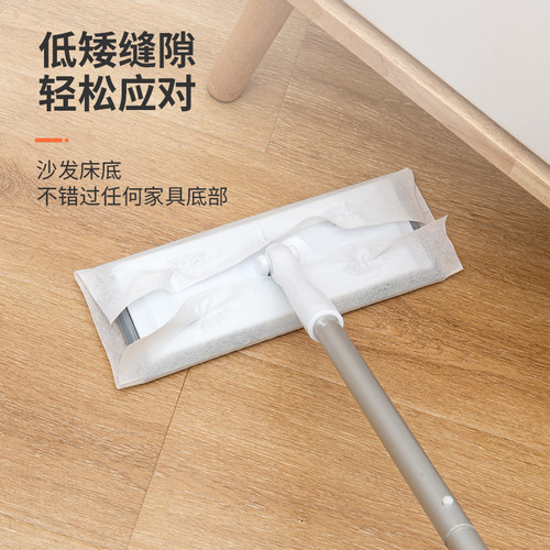 静电除尘纸家用一次性拖布地板拖地湿巾拖把吸尘免洗湿纸巾擦地纸 - 图2