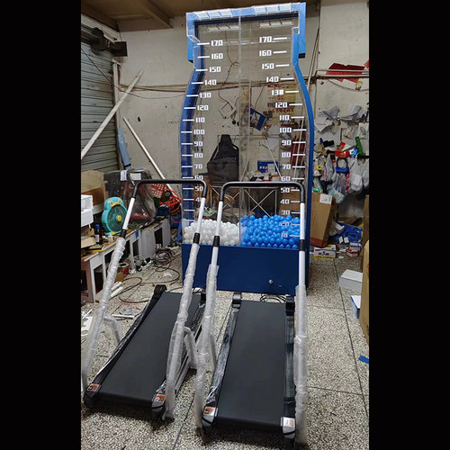 灵动风暴跑步机 吹球瀑布球池 活动道具科技互动体验网红游乐道具 - 图0