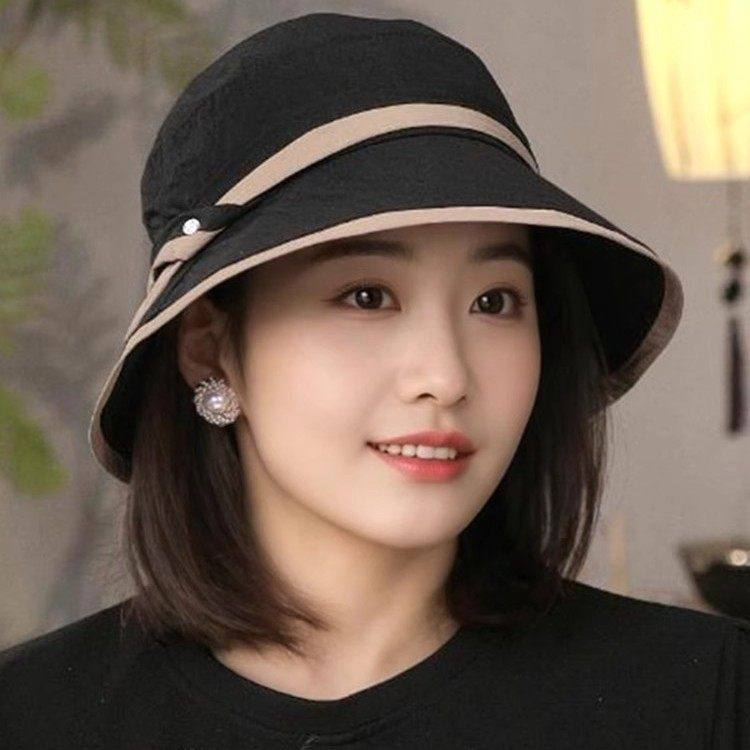 轻薄速干遮阳防晒帽2025新款休闲渔夫帽凉帽早春出游遮脸太阳帽女,淘宝优惠券,粉丝福利购,淘宝优惠卷