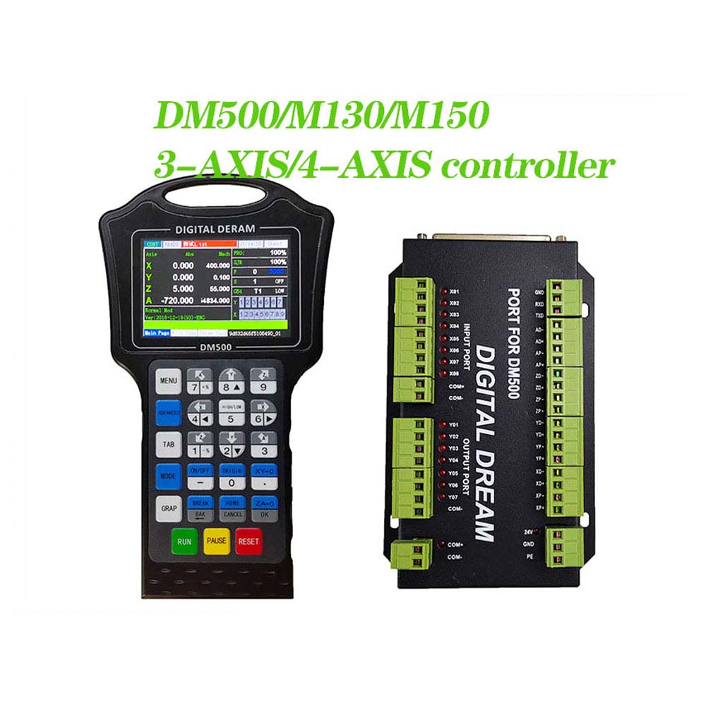 M150 4轴 m130 3轴手持式脱机运动控制器雕刻机控制器数控DM500T4 - 图3