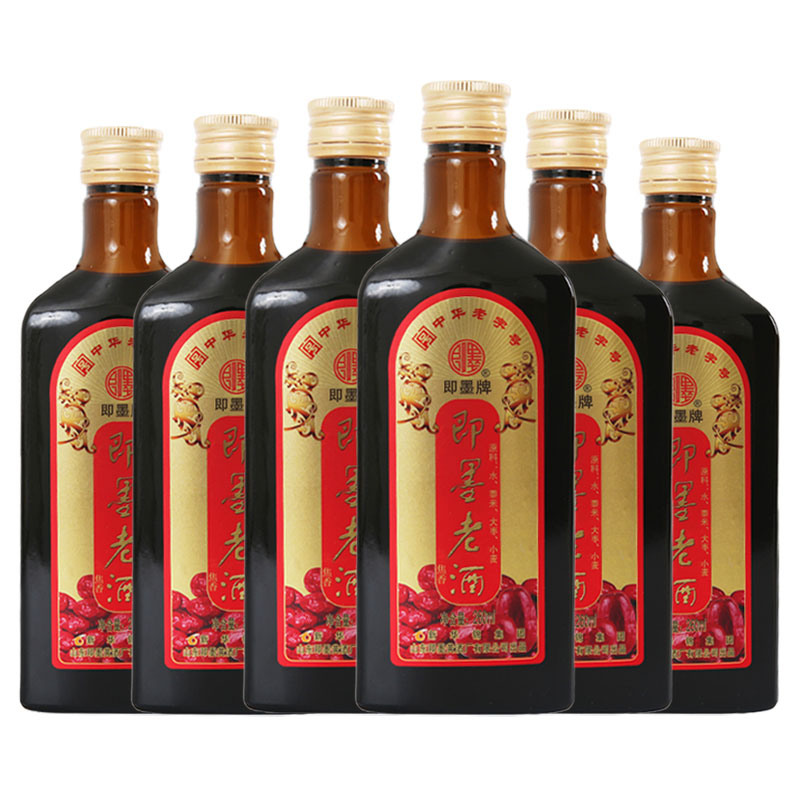 即墨老酒大枣酒260ml*6瓶整箱实惠装黍米酿造焦香半甜型即墨黄酒 - 图3