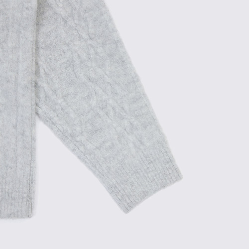 ADERERROR 23FW Rowy 拉链毛衣染色针织开衫宽松染色羊毛混纺外套 - 图3