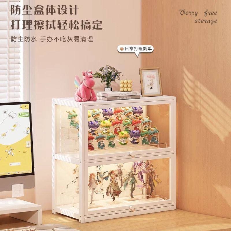 展示盒透明亚克力盲盒手办立牌萌粒收纳架桌面谷子小痛柜厂家直销,淘宝优惠券,粉丝福利购,淘宝优惠卷