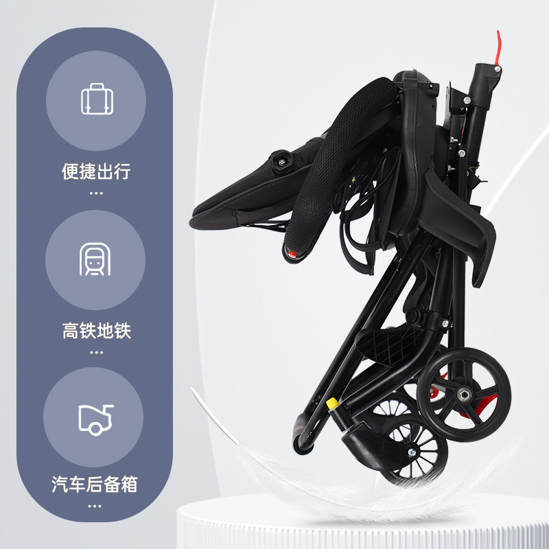 双胞胎溜娃神器双人二胎轻便手推车 哈富龙玩具三轮车