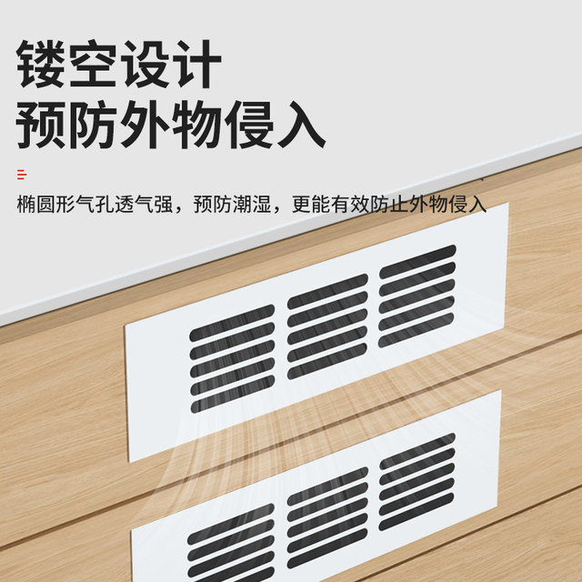 Aluminum alloy breathable mesh shoe cabinet breathable holes