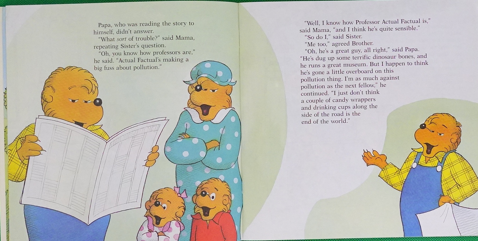 The Berenstain Bears Don  Pollute Anymore by Stan Berenstain Jan Berenstain平装Random House贝贝熊系列:拒绝污染 - 图3