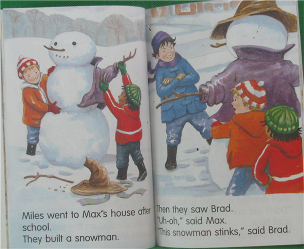 The Snowman Mystery Hello Reader Chapter Book by Kathryn Cristaldi平装Scholastic雪人之谜(读者你好书章) - 图2