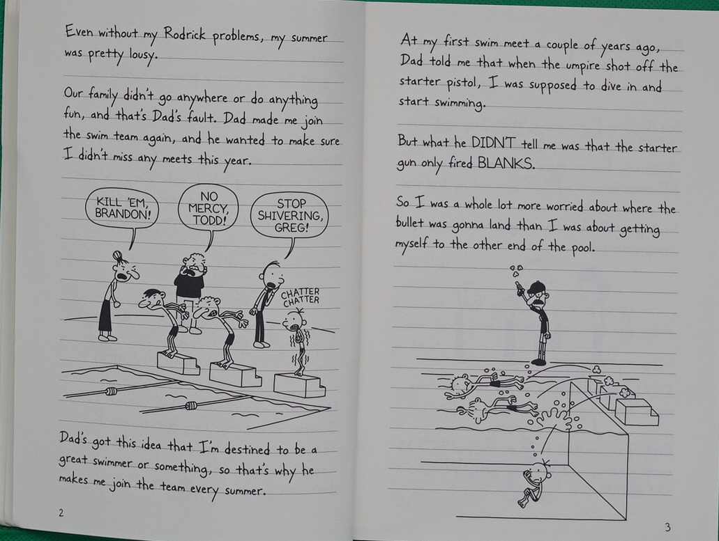 Rodrick Rules Diary of a Wimpy Kid Book 2 by Jeff Kinney平装Amulet Books大法则(无礼的孩子 日记》第二册书)小屁孩儿 - 图2