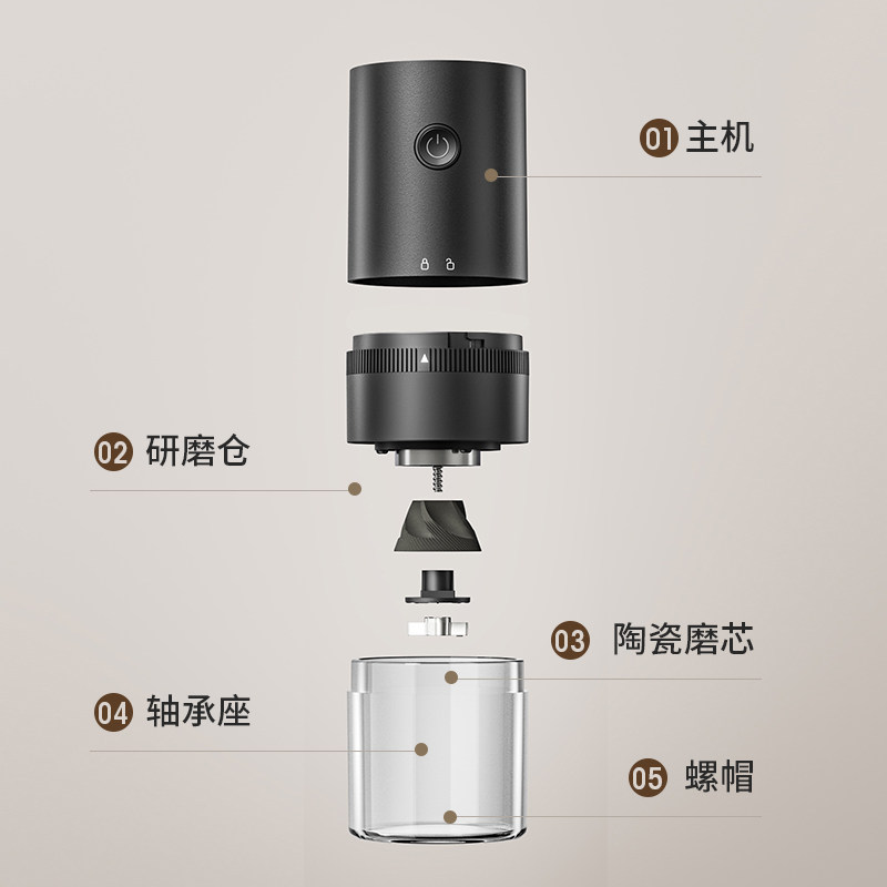 九阳电动家用小型手动咖啡磨豆机 九阳餐具磨豆机