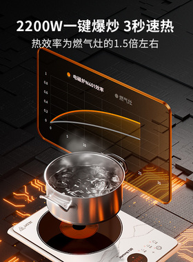 九阳电磁炉家用火锅爆炒菜智能多功能一体大火力防辐射旗舰新款