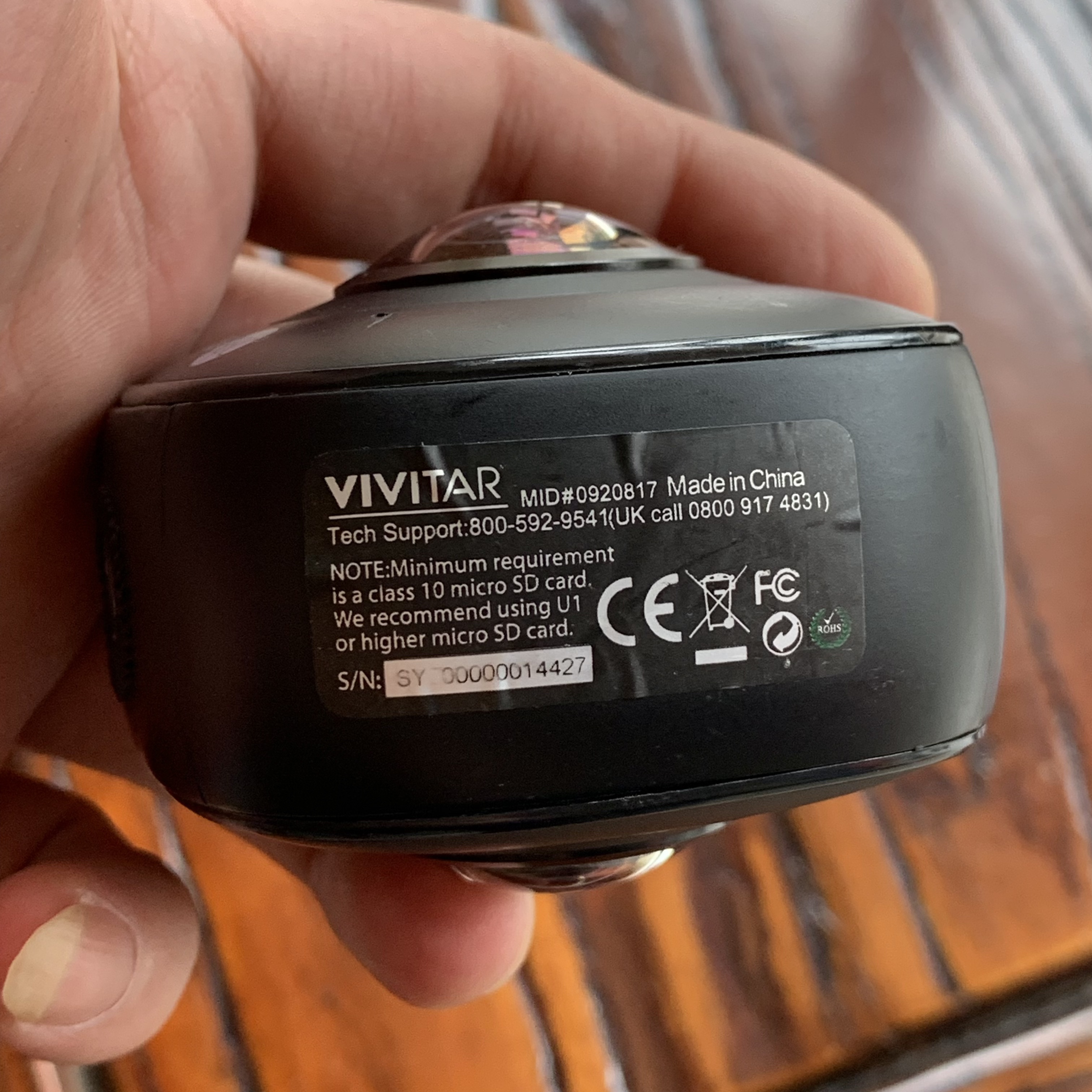 美国vivitar360全景运动相机4K 1600万防抖VR户外相机 - 图2