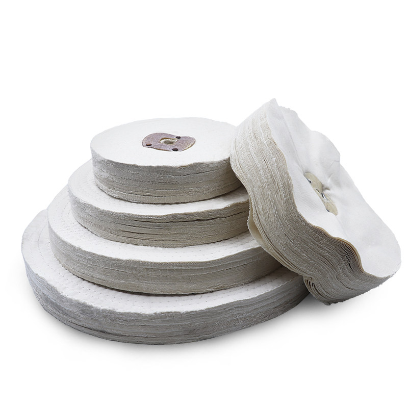 抛光白布轮抛光机不锈钢玉石镜面抛光轮划痕修复打磨棉绒布散布轮,淘宝优惠券,粉丝福利购,淘宝优惠卷