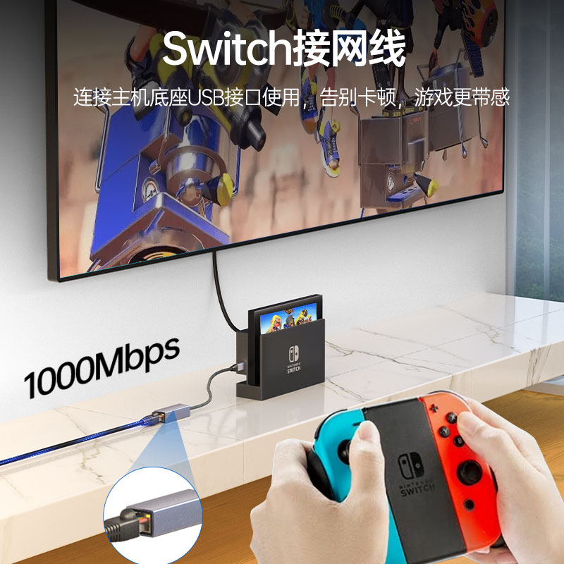 ULT-unite USB/Type-C转网口转换器typec千兆网卡2.5G外置RJ45千兆网口适用苹果笔记本手机台式电脑主机NAS云 - 图1