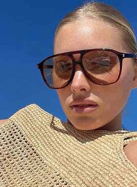 hepban 大框墨镜女 时尚显脸小防紫外线高清镜片 可配近视太阳镜