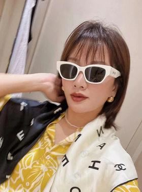 防紫外线墨镜女欧美街拍风格