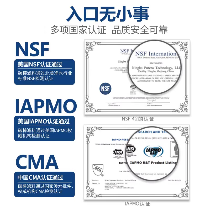 适配碧云泉净水机滤芯G3N3莱克净水器系列R306/R7910和冰奇C3官方 - 图0