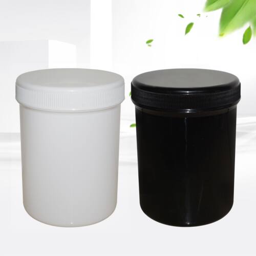1升塑料罐带盖密封油墨罐子小号胶罐配密封贴调料罐分装罐储物罐 - 图2