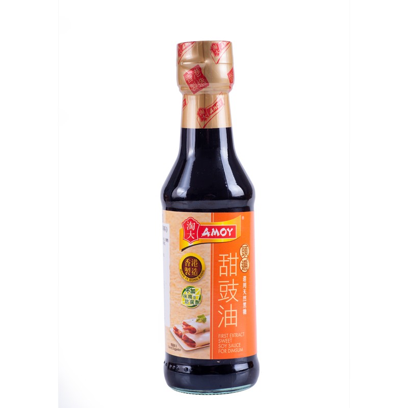 淘大香港进口头遍甜豉油250ml酿造酱油0添加广式肠粉专用生抽酱汁-图3