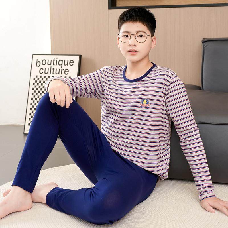胖童秋衣秋裤套装加肥加大男童纯棉线衣保暖内衣中童大童衬衣衬裤,淘宝优惠券,粉丝福利购,淘宝优惠卷