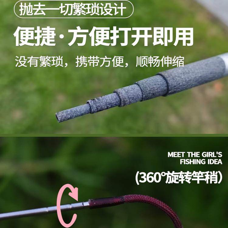 小物钓鱼竿套装鳑鲏马口短节溪流竿户外亲子超轻超细儿童鱼竿手杆,淘宝优惠券,粉丝福利购,淘宝优惠卷