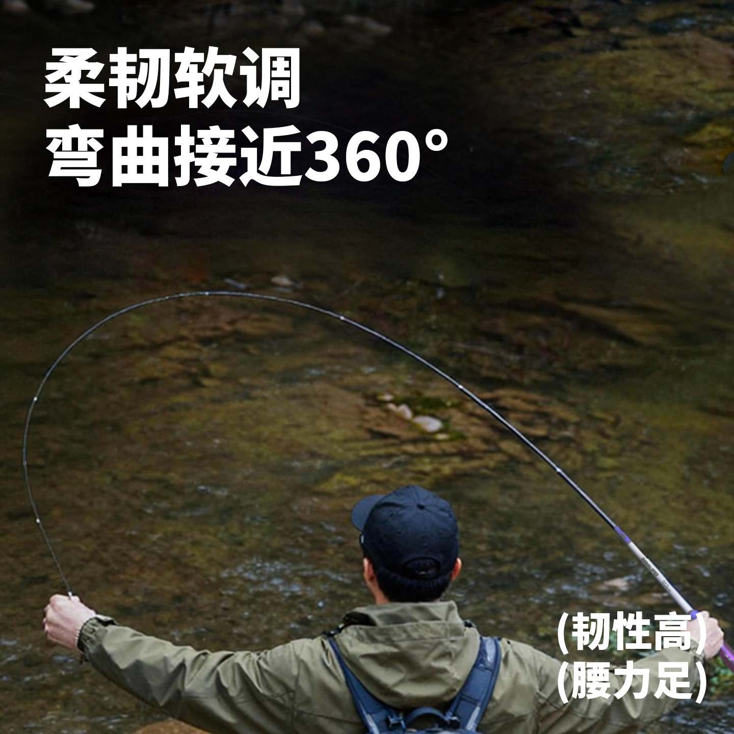 超轻鱼竿便携溪流竿短节小物竿亲子迷你竿套装微物竿新手钓鱼全套,淘宝优惠券,粉丝福利购,淘宝优惠卷