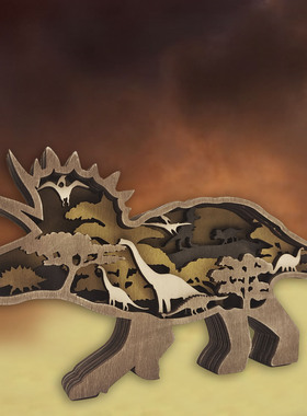 海森木质摆件北美桌面雕刻镂空