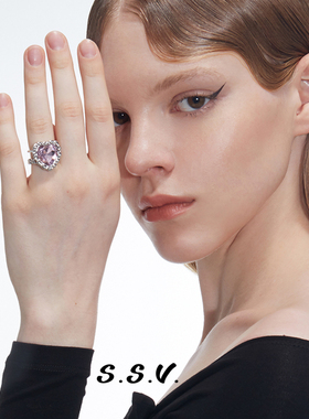 ssv系列原创设计爱心链条戒指