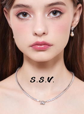 S.S.V.月光宝盒锆石项链