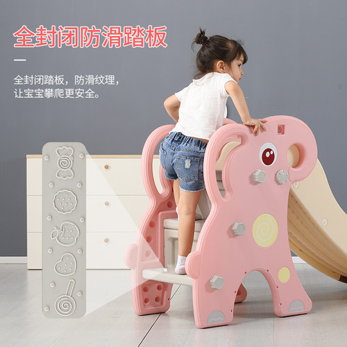 儿童滑滑梯室内家用小型游乐园小孩玩具家庭游乐场大宝宝折叠滑梯 - 图2