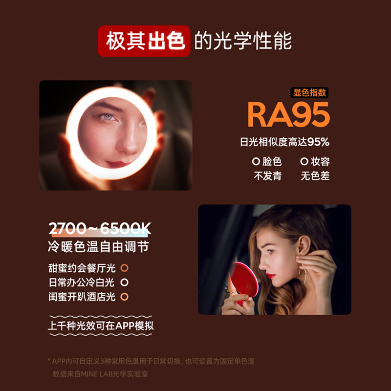 H的礼物清单丨「知名化妆镜品牌」MINE智能便携小魔镜化妆镜礼物