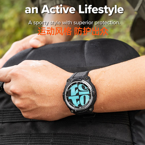 韩国Ringke防摔表壳表带适用于三星Galaxy Watch8 Classic休闲运动轻薄舒适一体智能手表表壳表带Watch9 - 图1