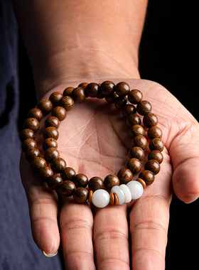 天然金丝檀木文玩手链