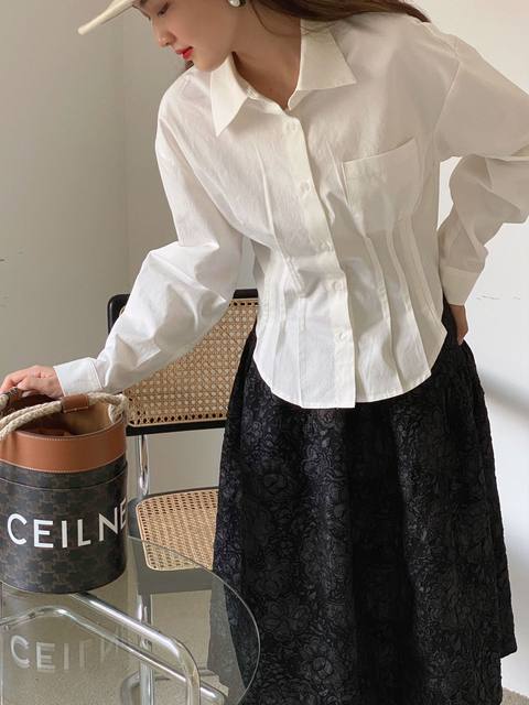 Green striped single-breasted elegant waisted lapel cardigan