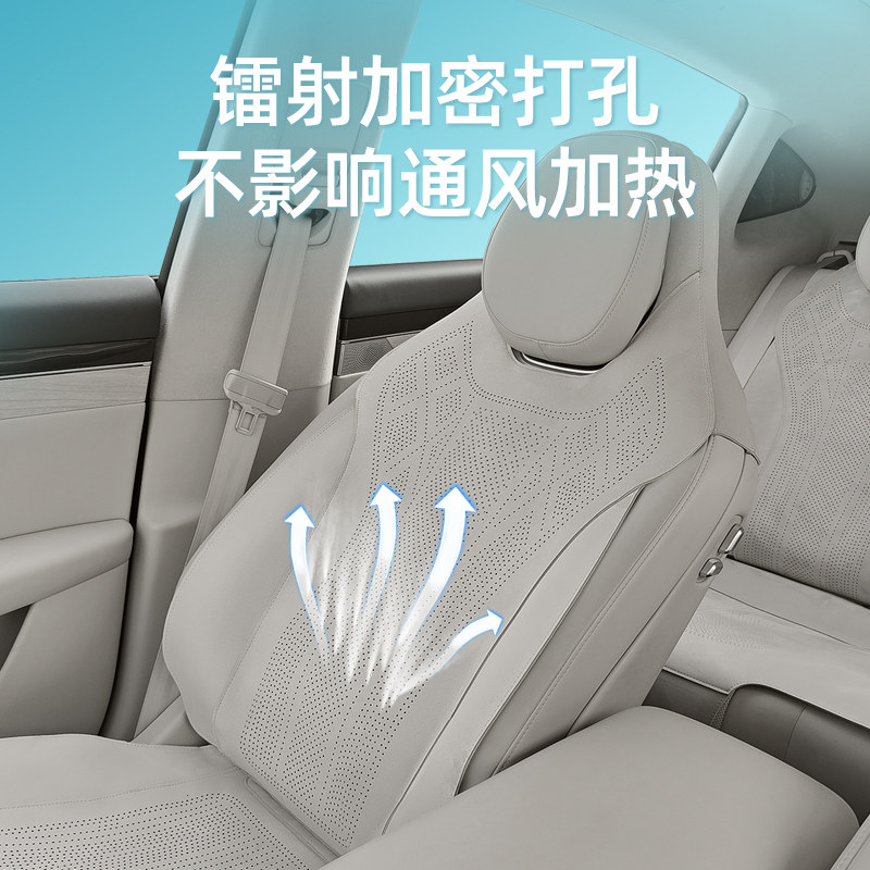 奥创德汽车坐垫适用于智界R7翻毛皮座垫26四季透气r7内饰改装坐套,淘宝优惠券,粉丝福利购,淘宝优惠卷