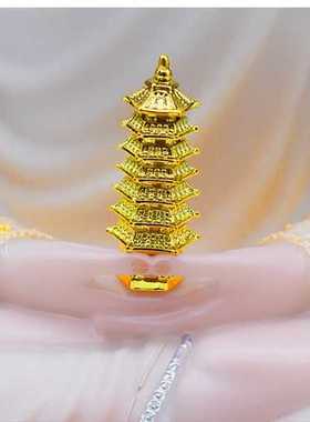 汉白玉树脂药师佛托塔天王包邮