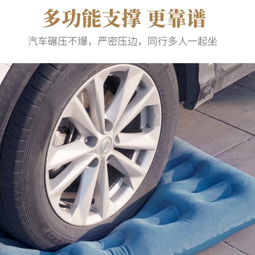专用丰田坦途福特F-150猛禽车载充气床后排气垫皮卡车后座旅游床 - 图1