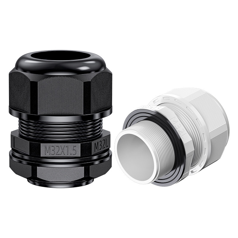 PA66尼龙阻燃防水电缆接头公制M型格兰头电缆防水盒连接器固定头 - 图3