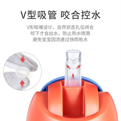 科巢学饮杯配件scoornest保温吸管杯鸭嘴宝宝重力球水杯直饮吸嘴 - 图1