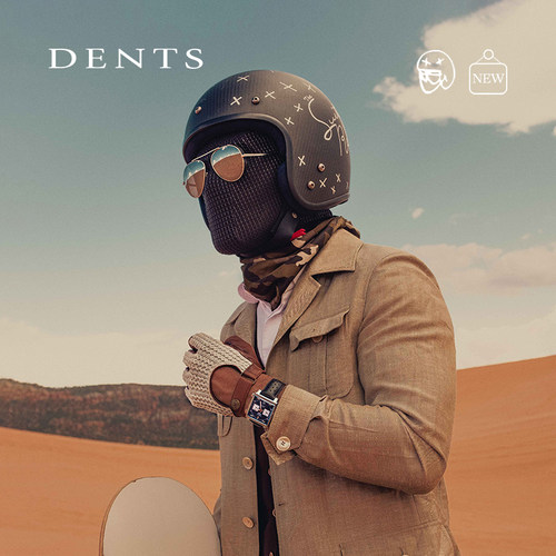 高尔夫系列|DENTS针织拼羊皮防滑机车半指男手套5-0999 - 图2