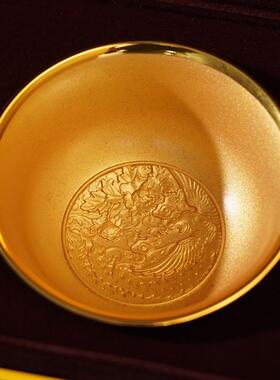 中国黄金国宝龙凤金碗献礼故宫百年999足金非遗工艺打造高端收藏