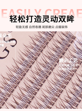 LASHWINGS睫羽貂绒鱼尾朵毛