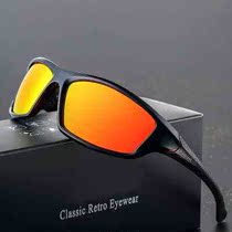 Polarized sunglasses European and American sports sunglasses mens trend riding glasses fashion casual driving outdoor sunglasses