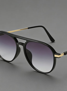 新款飞行员太阳镜男女复古大框防紫外线墨镜潮流司机开车驾驶眼镜