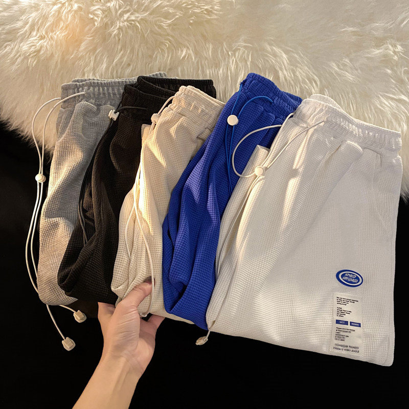 华夫格短裤男夏季新款高级感休闲裤 启乘休闲裤