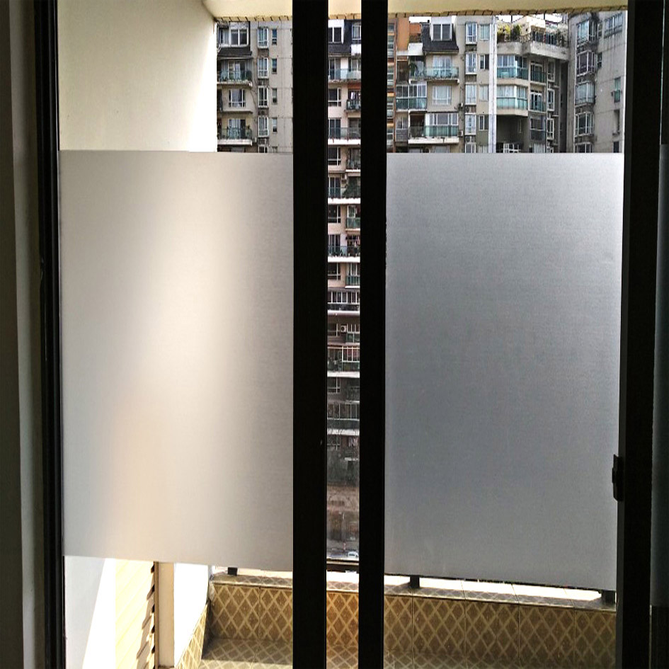 带胶磨砂玻璃贴膜自粘50米透光不透明办公室窗户防窥加厚玻璃贴纸