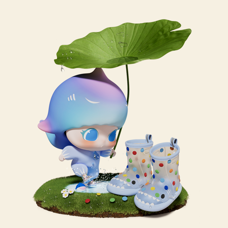 babycrayon彩虹鲨鱼儿童雨鞋女防滑防水男童女童胶鞋雨靴宝宝,淘宝优惠券,粉丝福利购,淘宝优惠卷