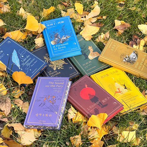 【礼盒装】全套8册 诺贝尔获奖文学作品选刷边局外人窄门荒原狼当你老了喧哗与骚动名人传新月集飞鸟集永别了黑塞加缪泰戈尔海明威 - 图1