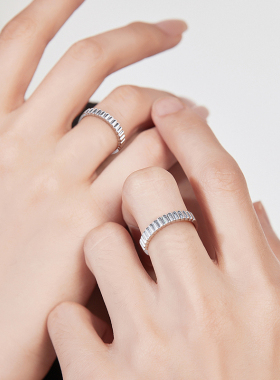 fanci范琦情侣对戒简约闭口