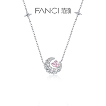 Fanci Fan Qi silver decoration (Phantom Dreams Moon Series) Necklace Girl with light extravagant and small crowdsourced birthday gift to girlfriend